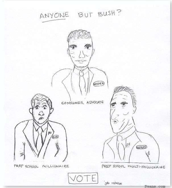 Pic: Anyone But Bush? - © 2004 Jan Baughman - Size: 48k