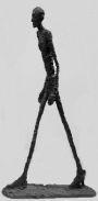 Pic: Giacometti's Walking man I - size 3kb