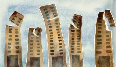 Pic: "Buildings" - © 2014 by Nadine Kaadan - Size: 18k